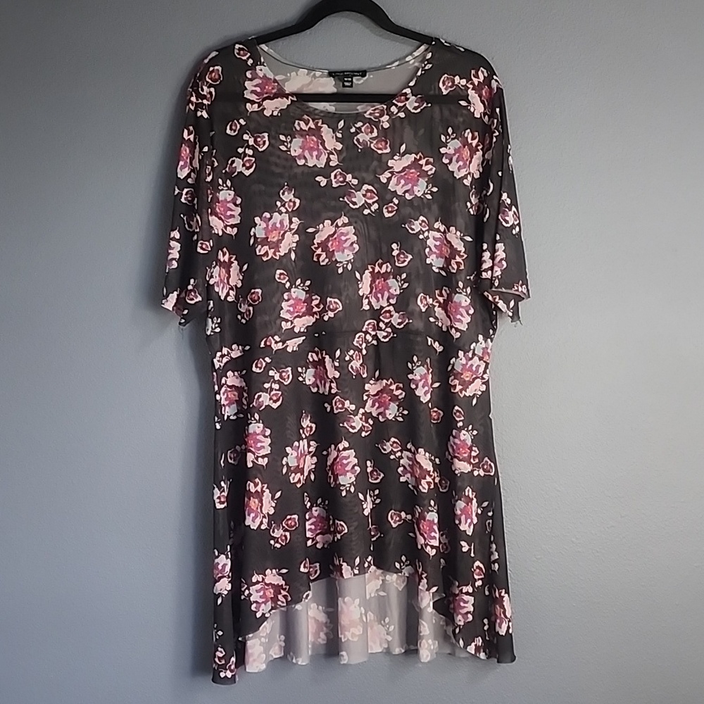 Lane Bryant Floral Mesh
